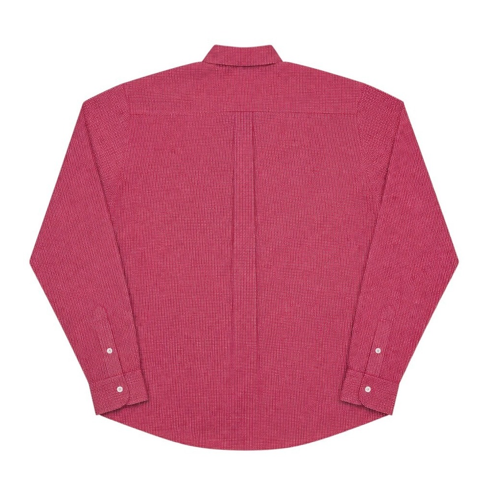 Cinch Mens Long Sleeve Button Down Shirt Red White Geometric Western MTW1105658 - Picture 9 of 9